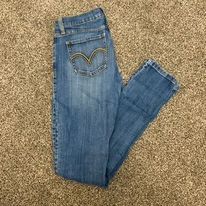 Levi's Too Super Low 524 Skinny Jeans Size 7 Long
